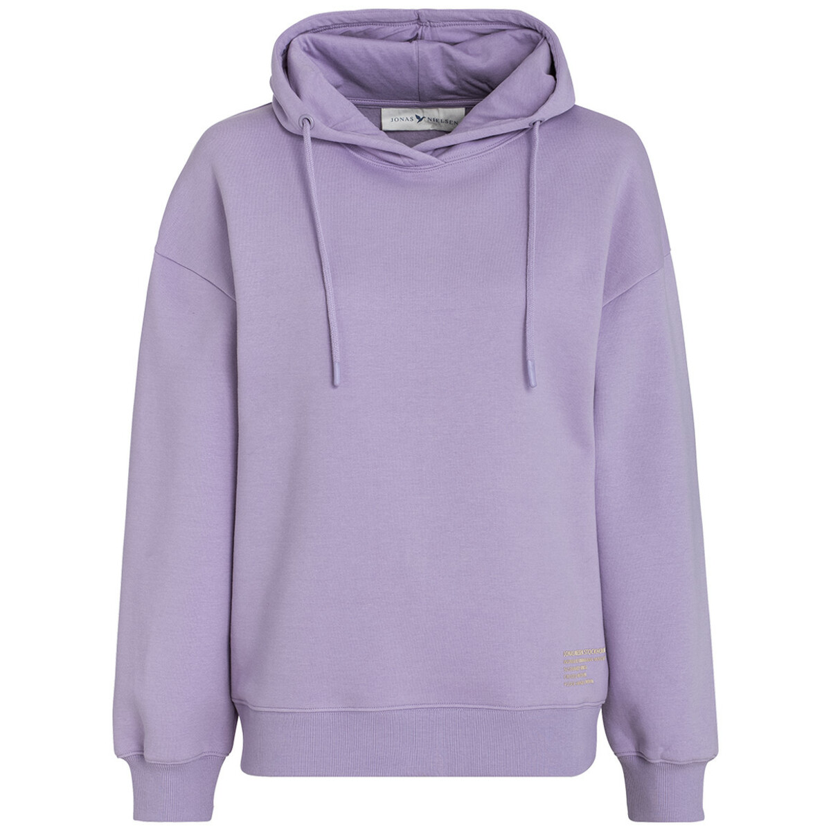 Bild 1 von Damen Hoodie mit gummierten Schriftzug FLIEDER