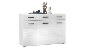 Kommode  Buin weiß Maße (cm): B: 120 H: 83 T: 40 Kommoden & Sideboards