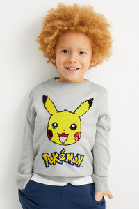 C&A Pokémon-Pullover, Grau, Größe: 110