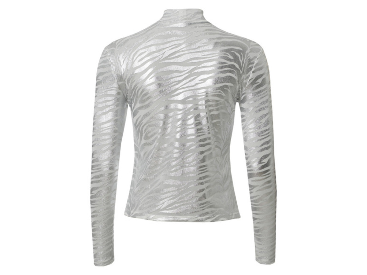 Bild 2 von esmara® Damen Mesh-Top mit Metallic-Animal-Schimmereffekt