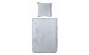 Mako-Satin Bettwäsche-Set grau Maße (cm): B: 135 H: 1 Heimtextilien