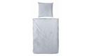 Bild 1 von Mako-Satin Bettwäsche-Set grau Maße (cm): B: 135 H: 1 Heimtextilien