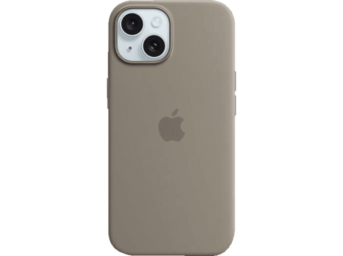 Bild 1 von APPLE Silikon Case mit MagSafe, Backcover, Apple, iPhone 15, Tonbraun
