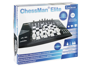 LEXIBOOK ChessMan Elite Schach-Lern-Computer mit 64 Spiellevels