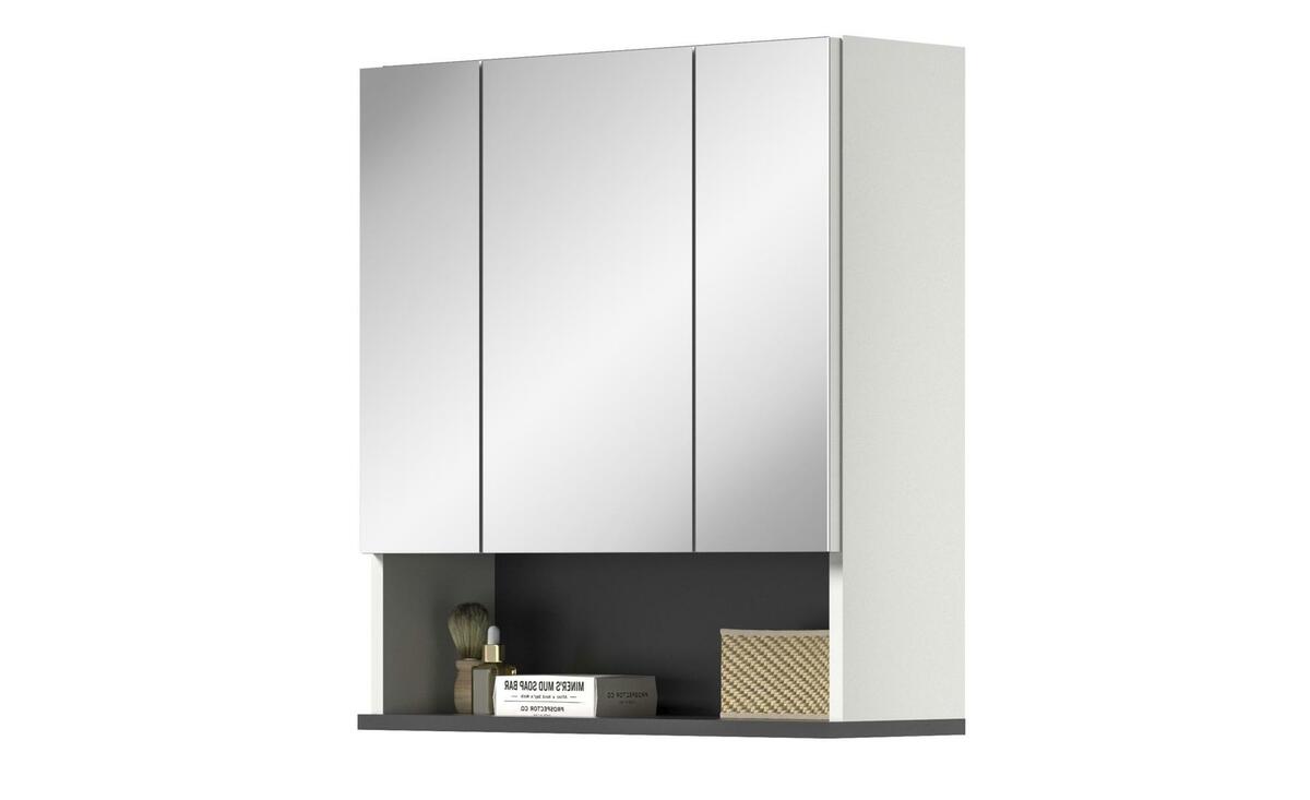 Bild 1 von Spiegelschrank weiß Maße (cm): B: 60 H: 68 Badezimmer