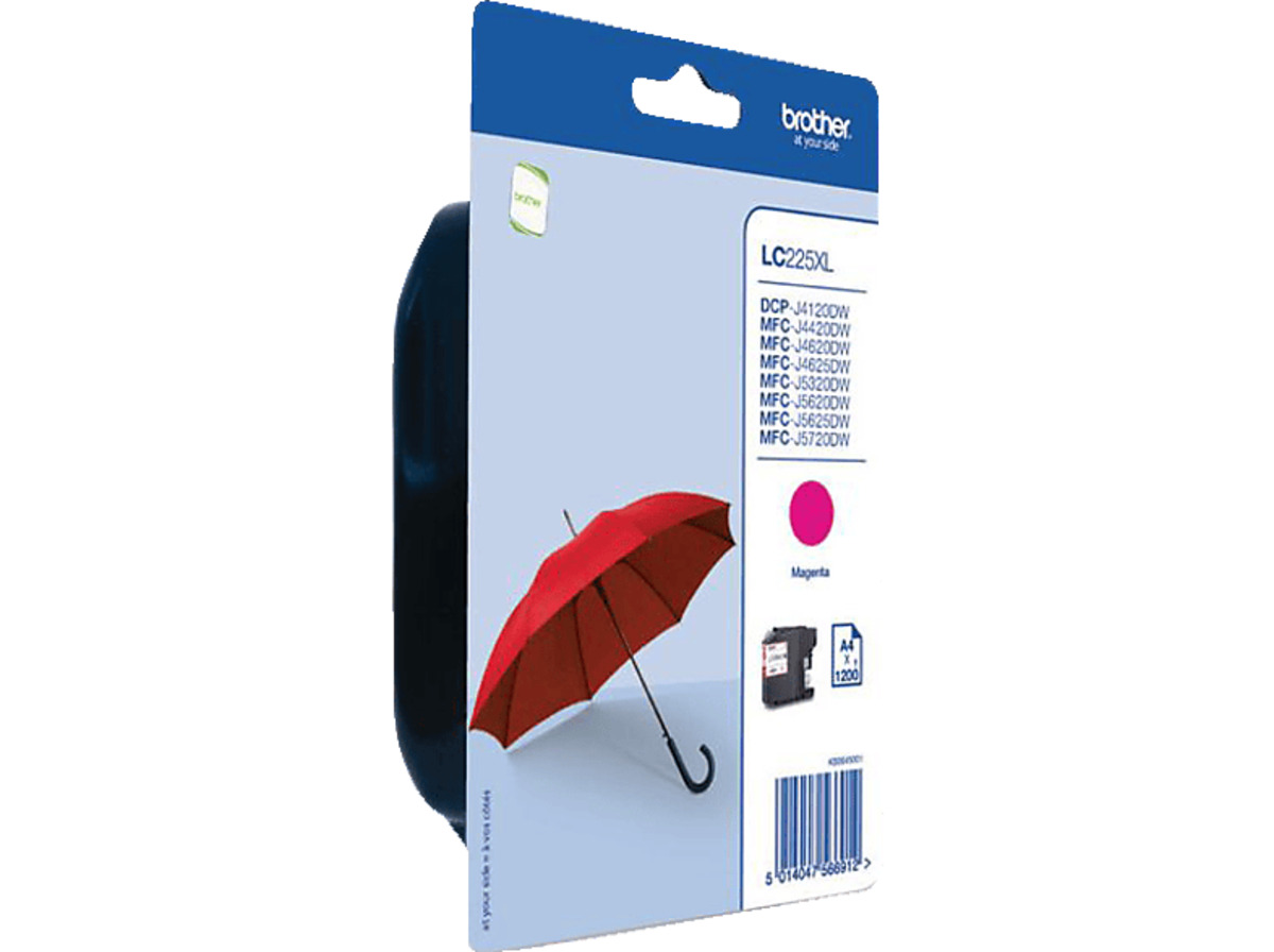 Bild 1 von BROTHER Original Tintenpatrone Magenta (LC-225XLM)