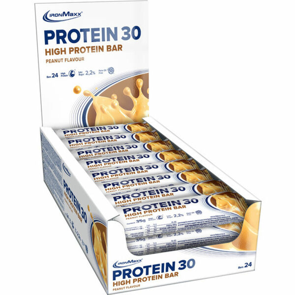 Bild 1 von IronMaxx Proteinriegel mit Erdnussgeschmack, 24er Pack