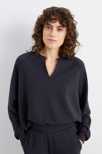 C&A Basic-Sweatshirt, Blau, Größe: XL