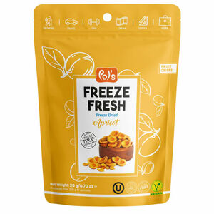 Pol's Freeze Fresh Gefriergetrocknete Aprikosen (Probiergröße)