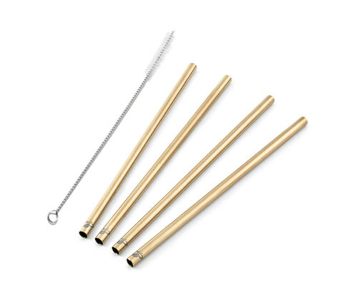 Bild 1 von 4 Trinkhalme aus Metall