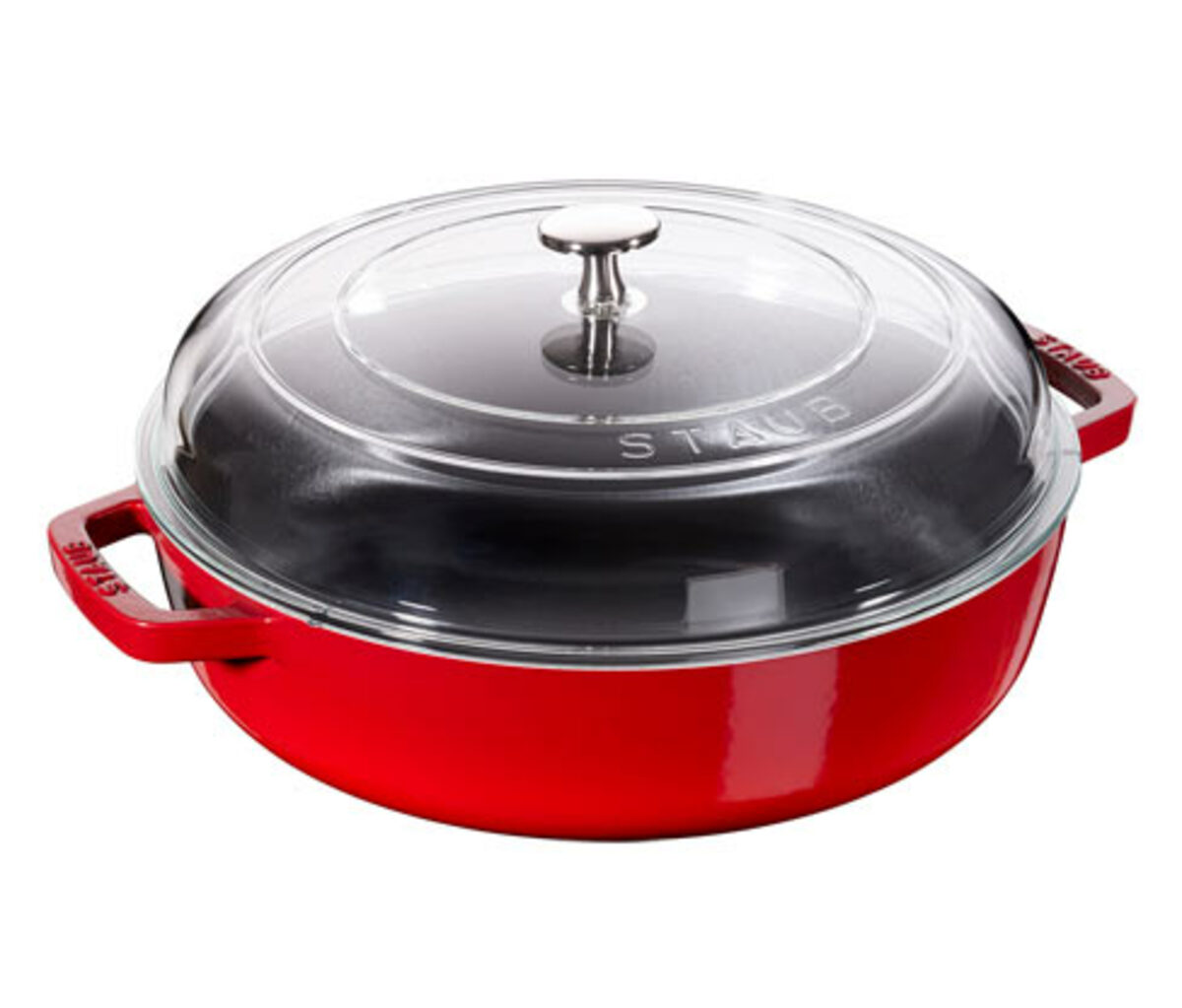 Bild 1 von Staub Braisers, Gusseisen-Bräter mit Glasdeckel, 28 cm