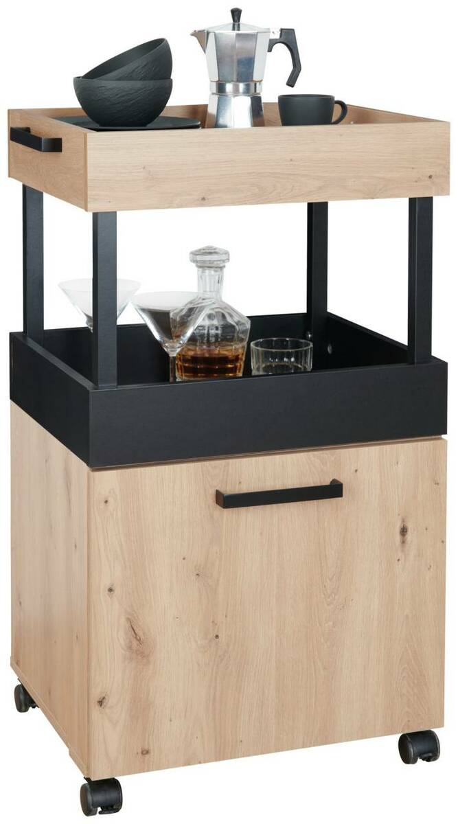 Bild 1 von XORA Bar-/Servierwagen HOME BAR, Holznachbildung