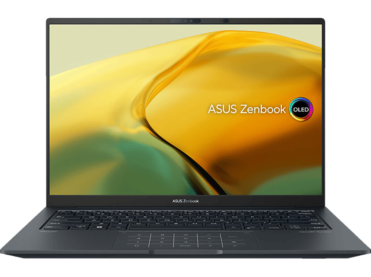 Bild 1 von ASUS ZenBook 14X OLED UX3404VC-M3010W, Notebook mit 14,5 Zoll Display Touchscreen, Intel® Core™ i9 Prozessor, 32 GB RAM, 1 TB SSD, NVIDIA GeForce RTX™ 3050, Grau