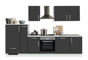 Menke Küchen Küchenblock White Premium 310, Holznachbildung