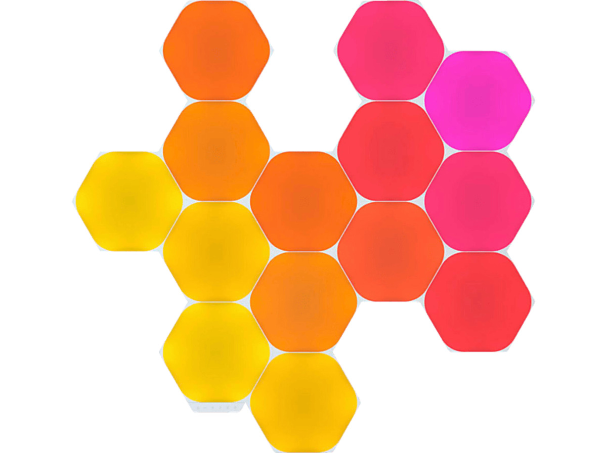 Bild 1 von NANOLEAF Shapes Hexagons Starter Kit 15 PK Beleuchtung Multicolor/Warmweiß/Tagelichtweiß