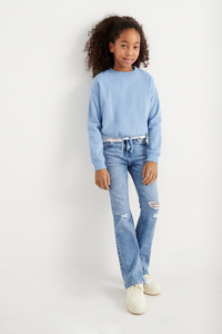 C&A Kick Flared Jeans-LYCRA®, Blau, Größe: 176