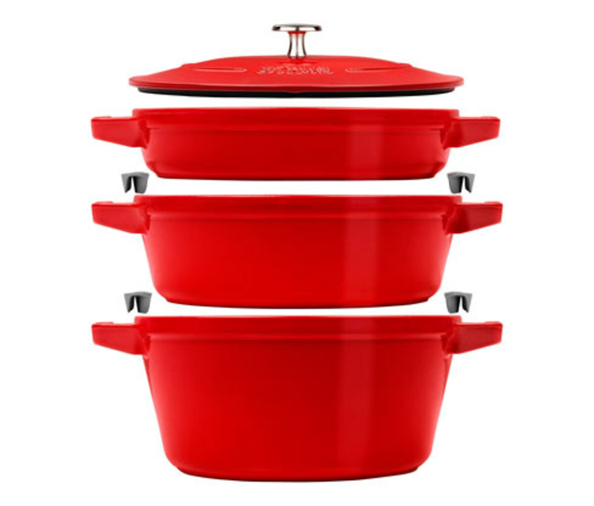 Bild 1 von Staub La Cocotte, 3-teiliges Gusseisen-Kochtopf-Set