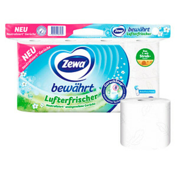Bild 1 von Zewa Toilettenpapier bewährt Lufterfrischer 3-lagig 8 Rollen