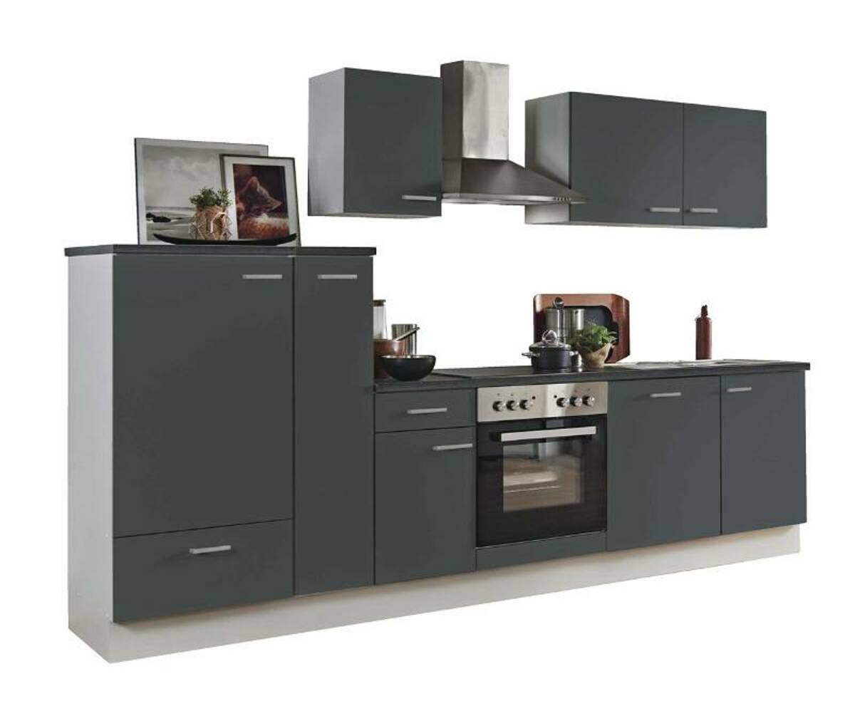 Bild 1 von Menke Küchen Küchenblock White Classic 300, Holznachbildung