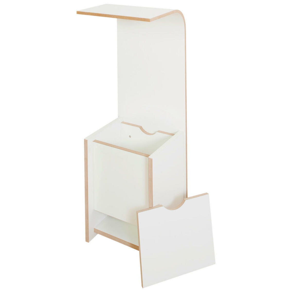 Bild 1 von Tojo Wandregal, Weiß, Buche, 31x85x25 cm, Typenauswahl, Beimöbel erhältlich, stehend, Küchen, Küchenmöbel, Küchenregale