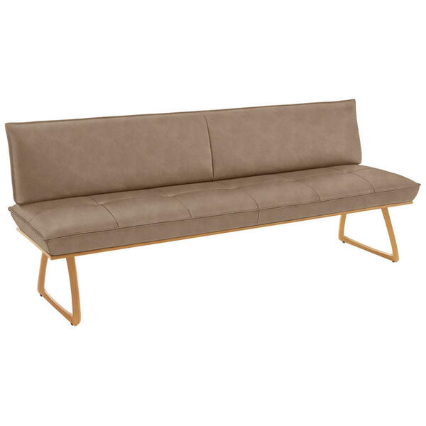 Bild 1 von Koinor Sitzbank, Beige, Wildeiche, Holz, Leder, Echtleder, Büffelleder, Wildeiche, furniert, massiv, 3-Sitzer, 214x88x66 cm, Goldenes M, Dgm, Fußauswahl, Lederauswahl, Stoffauswahl, Typenauswahl, m