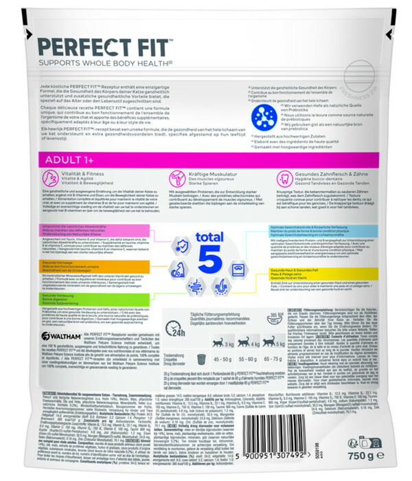 Bild 2 von Perfect Fit® Trockenfutter für Katzen, Adult 1+, Huhn