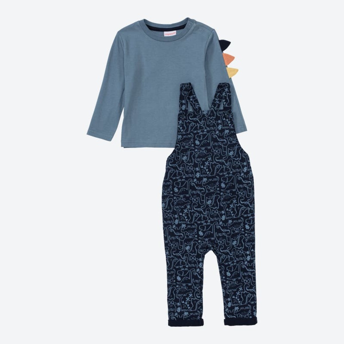 Bild 1 von Baby-Jungen-Set mit Dino-Zacken, 2-teilig