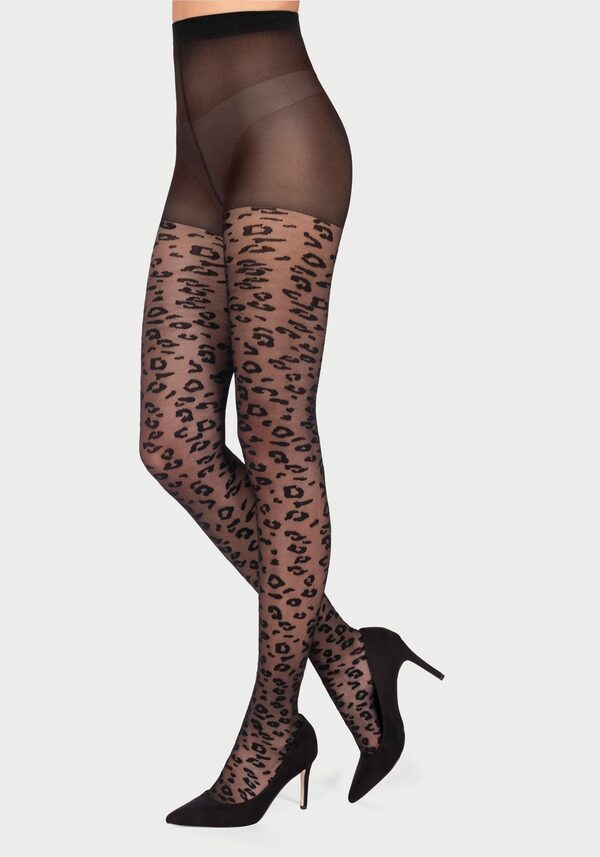 Bild 4 von petite fleur gold Feinstrumpfhose 20 DEN mit animal Muster
