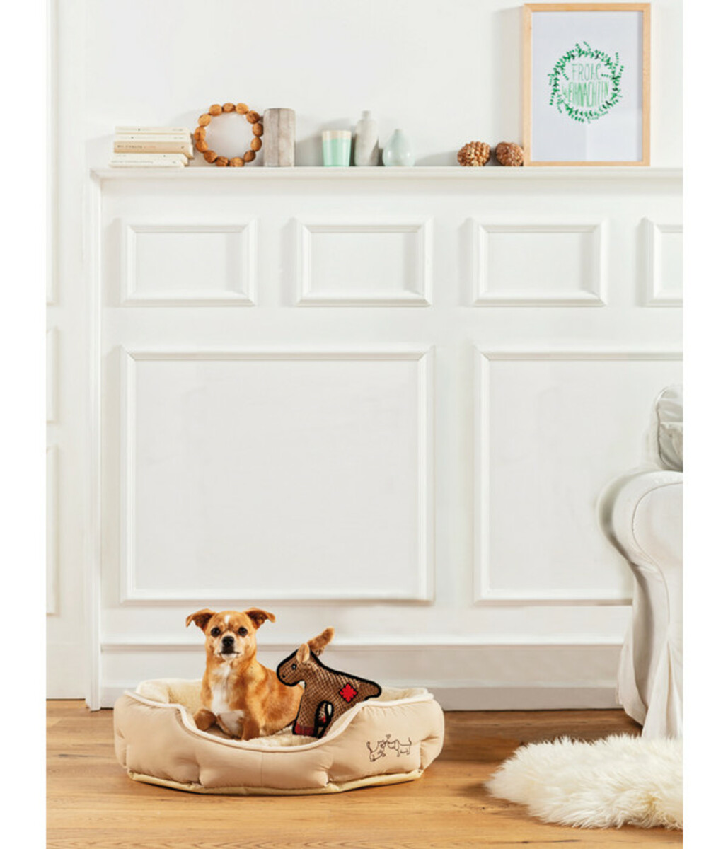 Bild 3 von Dehner Lieblinge Kuschelbett Sammy, oval, grau