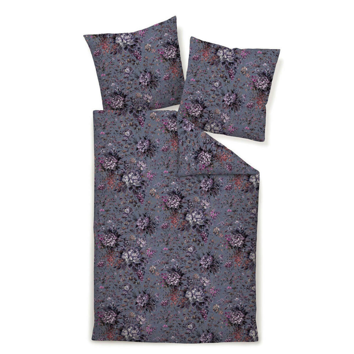 Bild 1 von Janine Bettwäsche Milano, Lila, Textil, Blume, 155 cm, Textiles Vertrauen - Oeko-Tex®, Oeko-Tex® Made IN Green, bügelfrei, pflegeleicht, atmungsaktiv, hautfreundlich, saugfähig, schadstoffgeprü