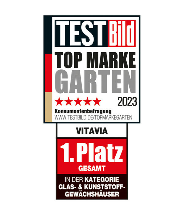 Bild 4 von Vitavia Gewächshaus Iris 1300 ESG, ca. B193/H182/T69 cm