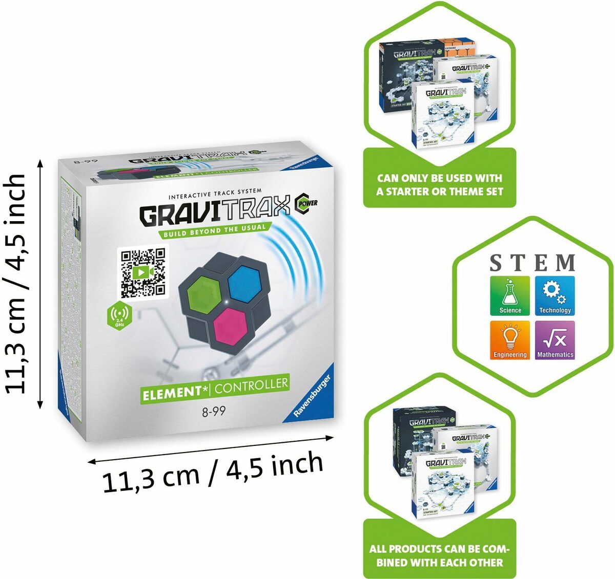 Bild 2 von Ravensburger Kugelbahn-Bausatz GraviTrax® POWER Controller, Made in Europe, FSC® - schützt Wald - weltweit