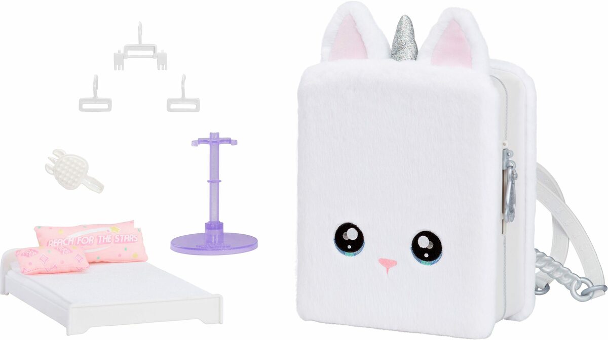 Bild 4 von MGA ENTERTAINMENT Puppenmöbel 3-in-1 Backpack Bedroom Unicorn - Whitney Sparkles, Na! Na! Na! Surprise