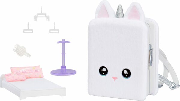 Bild 4 von MGA ENTERTAINMENT Puppenmöbel 3-in-1 Backpack Bedroom Unicorn - Whitney Sparkles, Na! Na! Na! Surprise