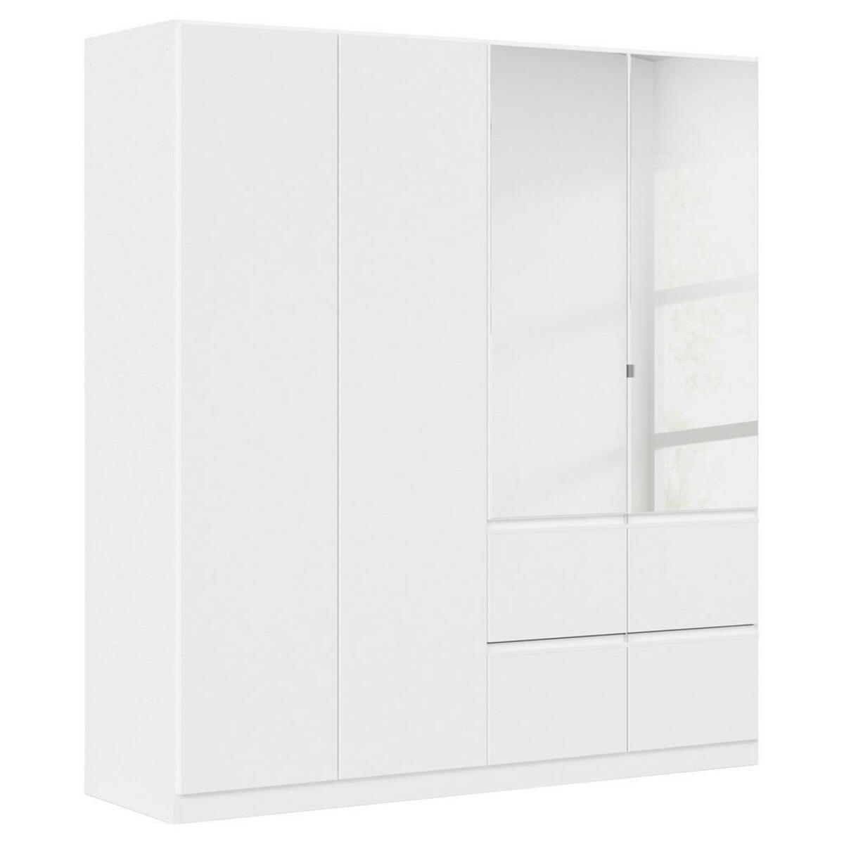 Bild 1 von Xora Drehtürenschrank, Weiß, Kunststoff, 2 Fächer, 4 Schubladen, 181x197x54 cm, Blauer Engel, BQ - Bündnis für Qualität, Made in Germany, in verschiedenen Größen erhältlich, Holzdekoren erh