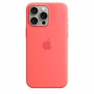 iPhone 15 Pro Max Silikon Case mit MagSafe - Guave