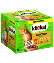 Bild 1 von KITEKAT® Nassfutter für Katzen Multipack Markt-Mix in Gelee, Adult, 24 x 85 g