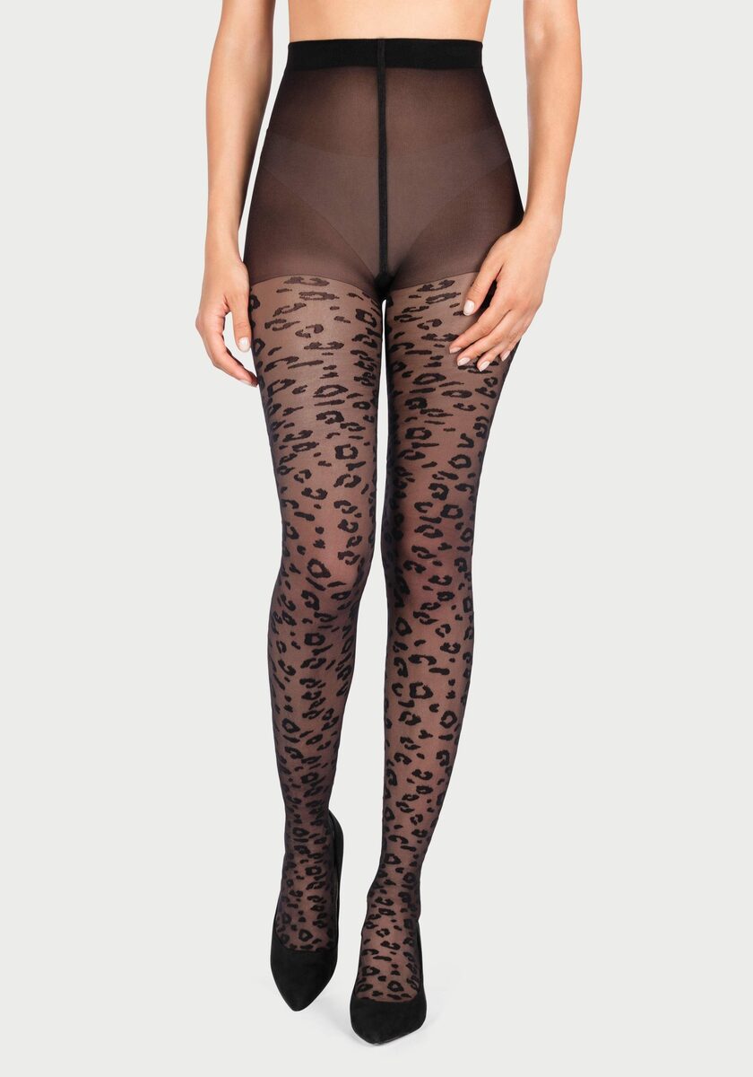 Bild 2 von petite fleur gold Feinstrumpfhose 20 DEN mit animal Muster