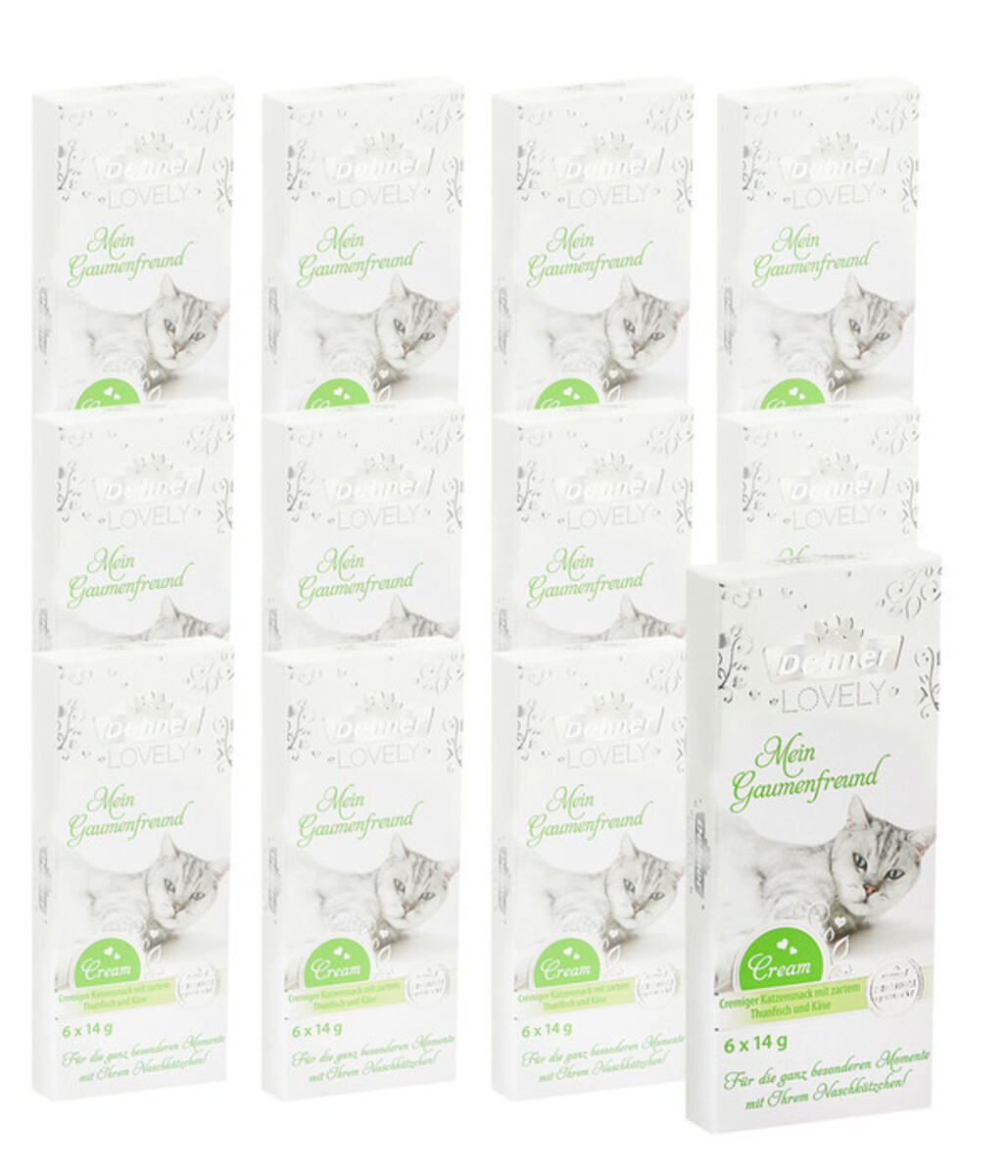 Bild 1 von Dehner Premium Lovely Katzensnack Mein Gaumenfreund, 12 x 6 x 14 g
