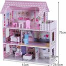 Bild 4 von KOMFOTTEU Puppenhaus Puppenstube, 3 Etagen, mit Möbeln und Zubehör