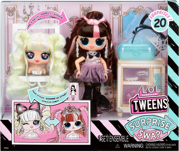 Bild 2 von L.O.L. SURPRISE! Anziehpuppe L.O.L. Surprise Tweens Surprise Swap - Bronze-2-Blonde Billie, mit zusätzlichem Kopf im anderem Look