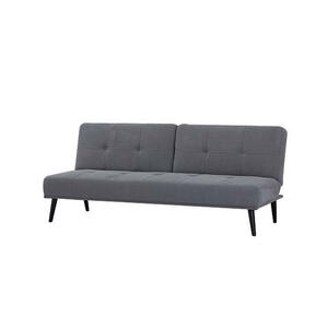 Mid.you Schlafsofa, Grau, Textil, Birke, vollmassiv, 3-Sitzer, 191x81x81 cm, Bsci, Liegefunktion, Kinder & Jugendmöbel, Jugendmöbel, Jugendsofas