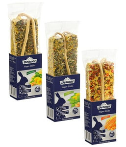 Dehner Premium Nager-Sticks Mix, 3 x 150g