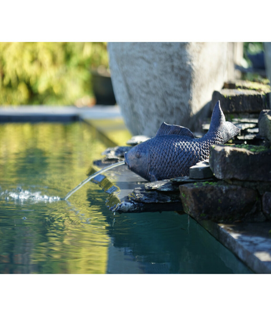 Bild 2 von Ubbink Polyresin-Wasserspeier Fisch, ca. B35/H19/T14 cm