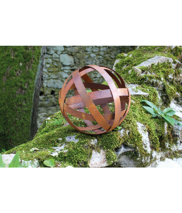 Bild 3 von Ferrum Metall-Kugel aus Blechstreifen, rund, rost