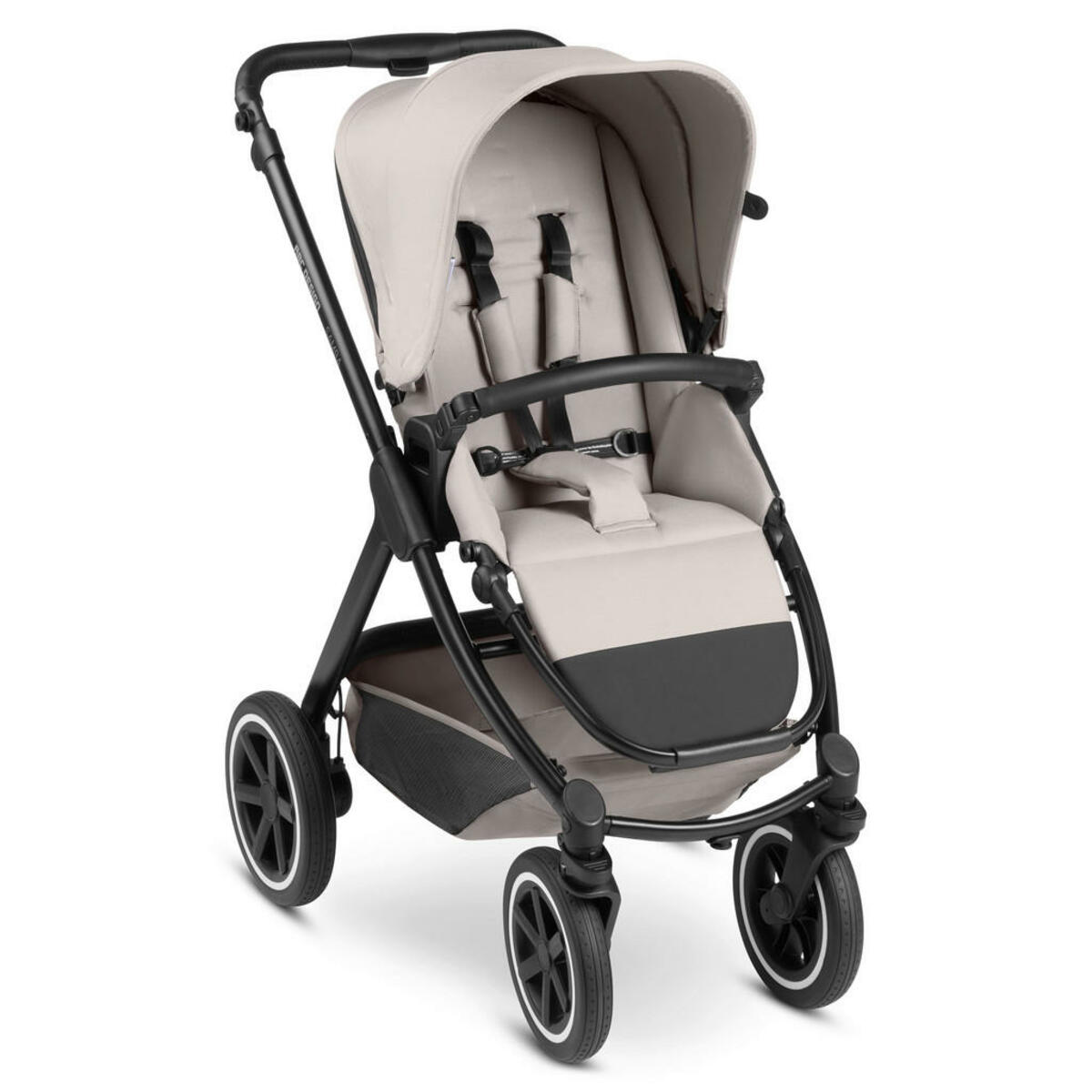 Bild 1 von ABC Design Kombikinderwagen Samba, Grau, Textil, 61x113 cm, EN 1888, UV 50+, Reach, Feststellbremse, Fußstütze abklappbar, Federung, kugelgelagerte Räder, Verdeckung abnehmbar, 5-Punkte-Gurt, für