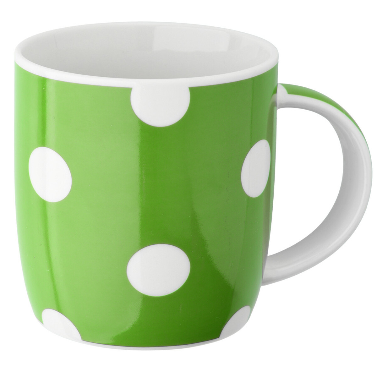 Bild 1 von Tasse mit weißen Punkten GRÜN