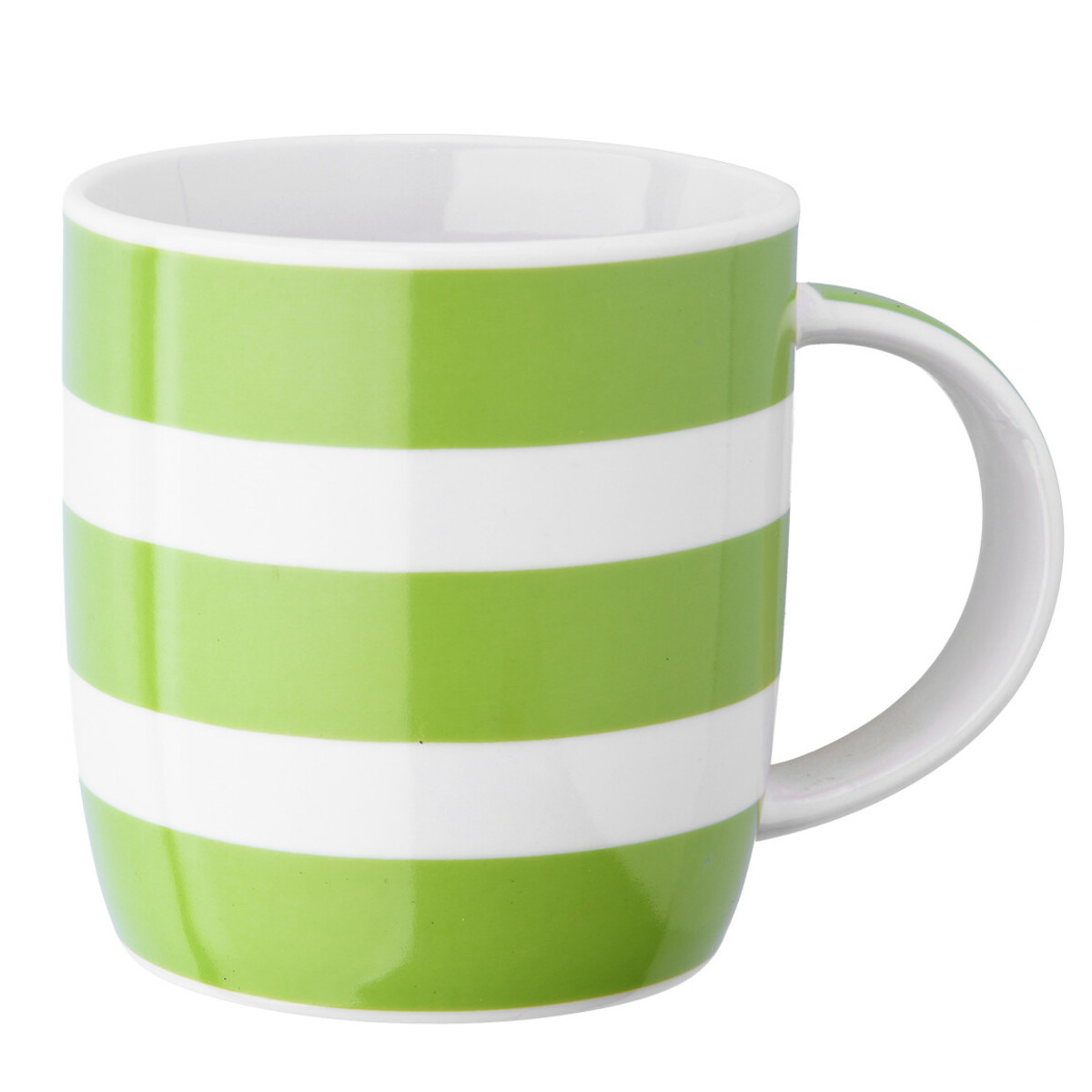Bild 1 von Tasse mit weißen Streifen GRÜN / WEISS