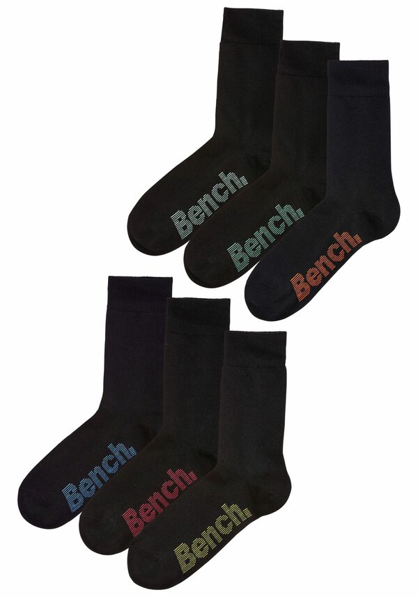 Bild 2 von Bench. Socken (Set, 6-Paar) mit verschiedenfarbigen Logos