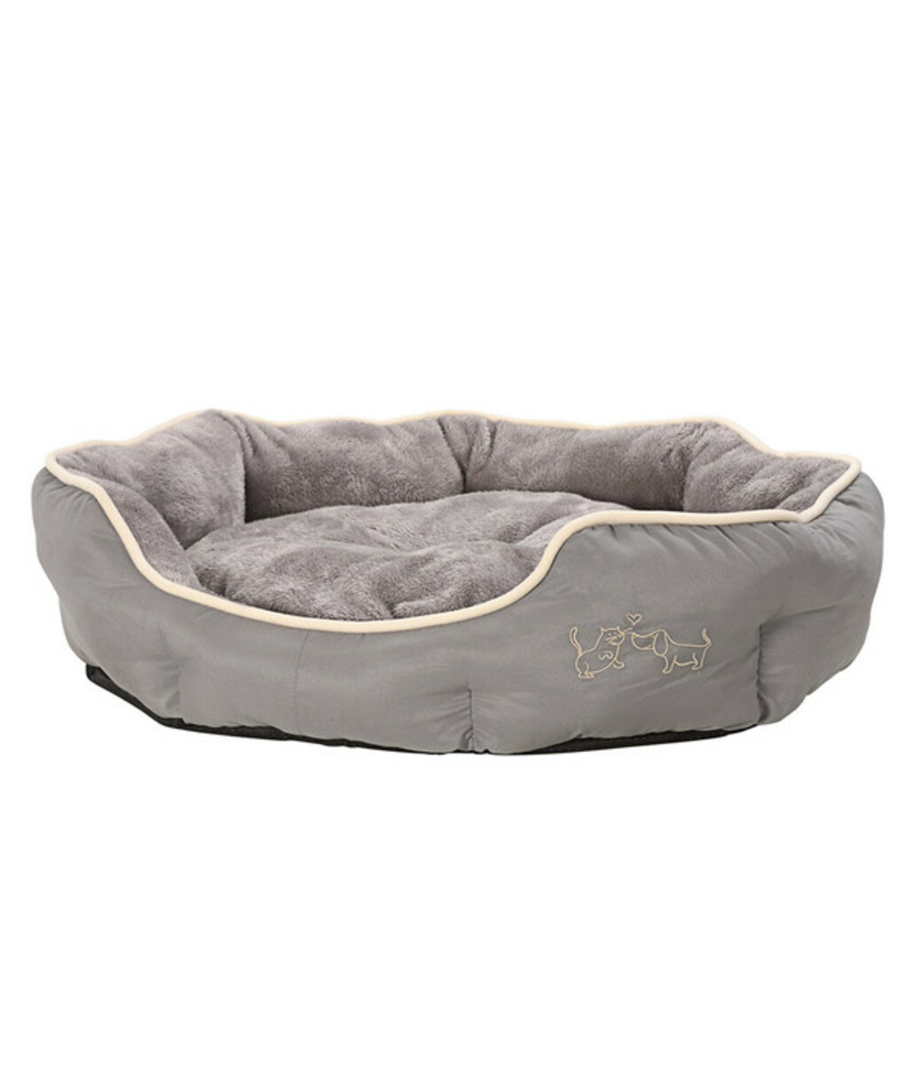 Bild 1 von Dehner Lieblinge Kuschelbett Sammy, oval, grau